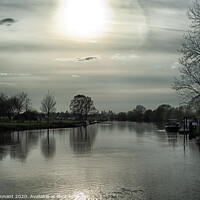 Buy canvas prints of Evening at Trent lock by keith hannant