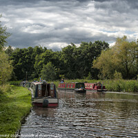 Buy canvas prints of tixall  wide staffs and worcester  canal  by keith hannant