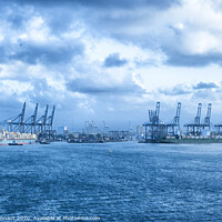 Buy canvas prints of entrance to Panama Canal by keith hannant