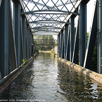 Buy canvas prints of Barton bridge aqueduct  by keith hannant