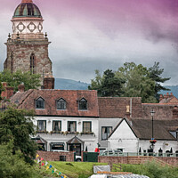 Buy canvas prints of Upton upon severn by keith hannant