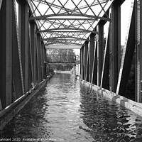 Buy canvas prints of Barton Bridge Aquaduct  by keith hannant