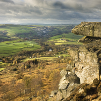 Buy canvas prints of Curbar Edge and view by Julie Woodhouse