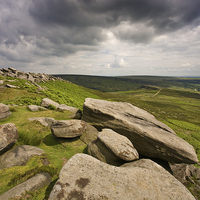 Buy canvas prints of Hathersage Moor by Julie Woodhouse