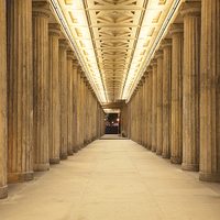 Buy canvas prints of Colonnade by Julie Woodhouse