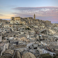 Buy canvas prints of view over Matera by Julie Woodhouse