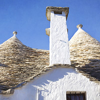 Buy canvas prints of Alberobello trullo by Julie Woodhouse