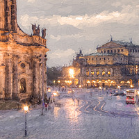 Buy canvas prints of Dresden by Julie Woodhouse