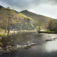 Buy canvas prints of Dovedale by Julie Woodhouse