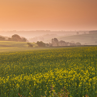 Buy canvas prints of The Cotswold Hills by Iksung Nah