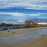 Buy canvas prints of  The West Bay, North Berwick by Michelle BAILEY