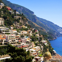 Buy canvas prints of  Perfect Positano by Michelle BAILEY