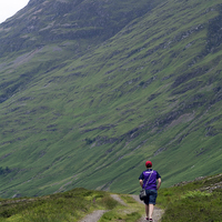 Buy canvas prints of  Going Alone Glencoe by Michelle BAILEY
