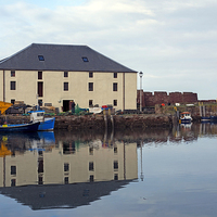 Buy canvas prints of Dunbar Reflections  by Michelle BAILEY