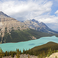 Buy canvas prints of Peyto Lake Banff National Park Canada by John Keates