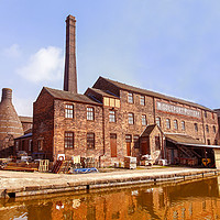 Buy canvas prints of Middleport pottery factory, Stoke-on-Trent, Staffs by John Keates