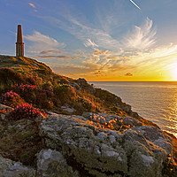 Buy canvas prints of Cape Cornwall, Cornwall, South West England, UK by John Keates