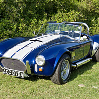 Buy canvas prints of 1987 3.5L V8 AC Shelby Cobra 427 Replica  by Andrew Harker