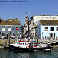 Buy canvas prints of Weymouth Harbour, Dorset, England, UK by Andrew Harker