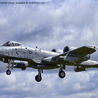 Buy canvas prints of USAFE Fairchild Republic A-10A Thunderbolt II by Andrew Harker
