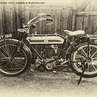 Buy canvas prints of 1923 Triumph Model SD 550cc by Andrew Harker