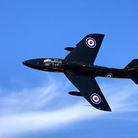 Buy canvas prints of Hawker Hunter T.7A  by Andrew Harker