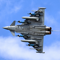 Buy canvas prints of Eurofighter Typhoon IPA5  by Andrew Harker