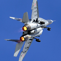 Buy canvas prints of Mikoyan Gurevich MiG-29A Fulcrum by Andrew Harker