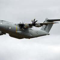 Buy canvas prints of Airbus Military A400M Demonstrator EC-402  by Andrew Harker