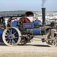 Buy canvas prints of 1913 Aveling & Porter Steam Roller 'Moby Dick' by Andrew Harker