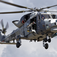 Buy canvas prints of AgustaWestland Wildcat HMA2  by Andrew Harker