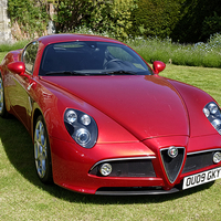 Buy canvas prints of Alfa Romeo 8C Competizione Sports Coupe by Andrew Harker
