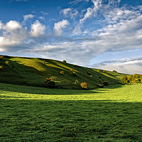 Buy canvas prints of Longcombe Bottom, Bratton, Wiltshire, UK by Andrew Harker