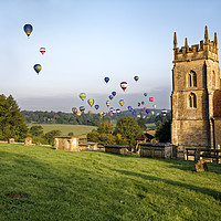 Buy canvas prints of Longleat Sky Safari Festival, Wiltshire, UK by Andrew Harker