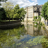 Buy canvas prints of Abbey Mill, Bradford on Avon, Wiltshire, UK by Andrew Harker
