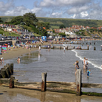 Buy canvas prints of Swanage, Dorset, United Kingdom by Andrew Harker