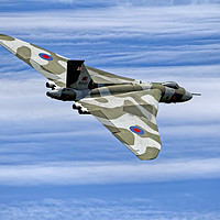 Buy canvas prints of Avro Vulcan B2 Bomber XH558 by Andrew Harker