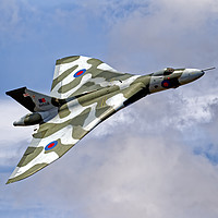 Buy canvas prints of Avro Vulcan B2 Bomber XH558 by Andrew Harker