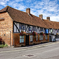 Buy canvas prints of The Rose & Crown Hotel, Salisbury, Wiltshire by Andrew Harker
