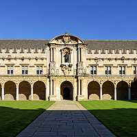 Buy canvas prints of St Johns College, Canterbury Quadrangle, Oxford by Andrew Harker