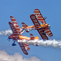 Buy canvas prints of The Breitling Wingwalkers by Andrew Harker