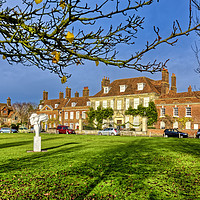 Buy canvas prints of Choristers Square, Salisbury, Wiltshire, UK by Andrew Harker