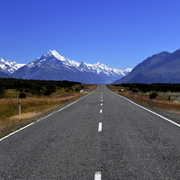Buy canvas prints of Raod Trip to Mount Cook by Jon Moss