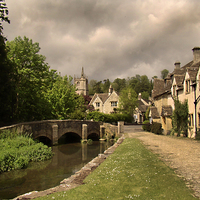 Buy canvas prints of Castle Combe by Harry Hadders