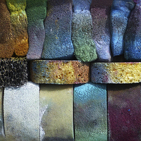 Buy canvas prints of Multicolored sponges by Harry Hadders