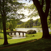 Buy canvas prints of Stourhead Garden by Harry Hadders