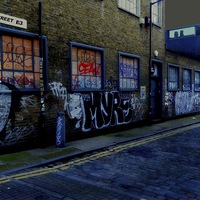 Buy canvas prints of  Chance Street if you dare.  by sylvia scotting