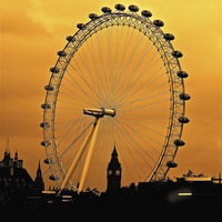 Buy canvas prints of  The London Eye and Big Ben by sylvia scotting