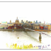 Buy canvas prints of  City of London  by sylvia scotting