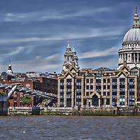 Buy canvas prints of  London skyline by sylvia scotting